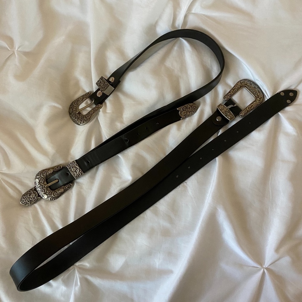 Western Belts (double buckle and single buckle)